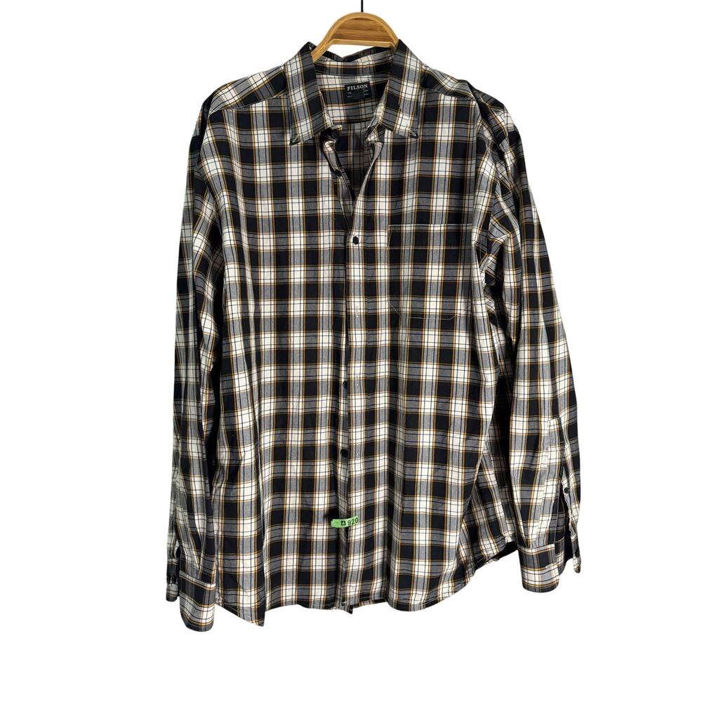 Filson Fall Plaid Button Down XL